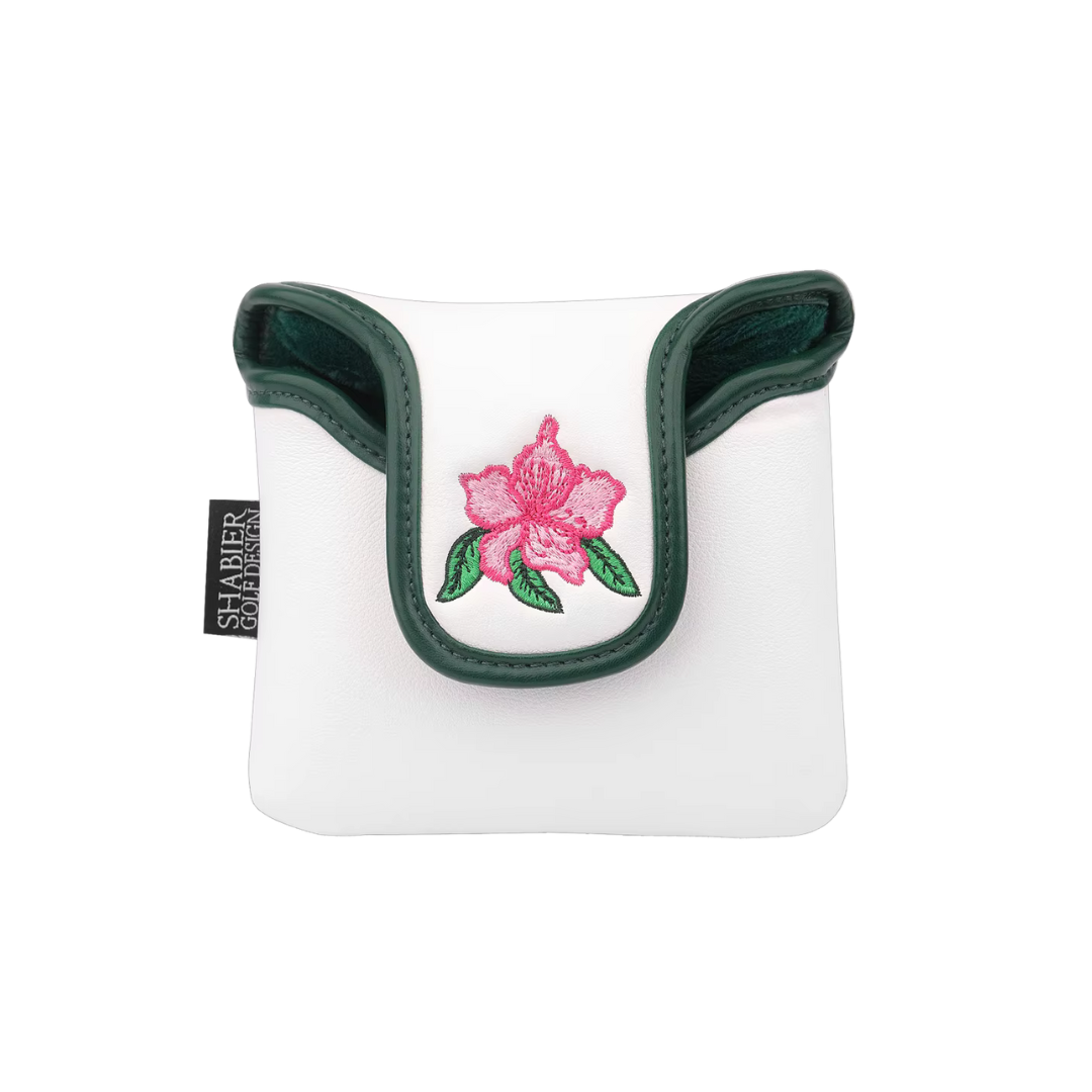 Azalea Bloom (White) - Mallet Putter Cover