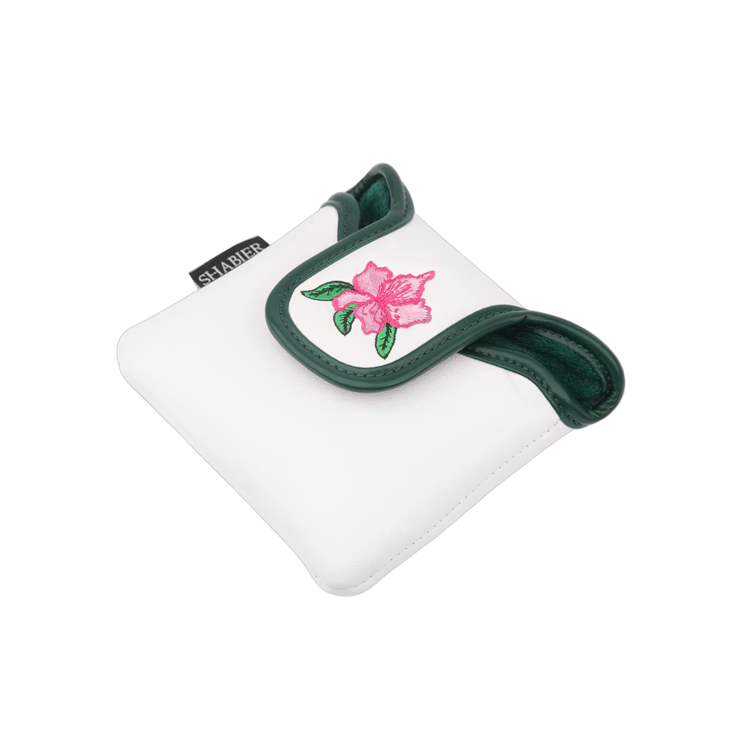 Azalea Bloom (White) - Mallet Putter Cover