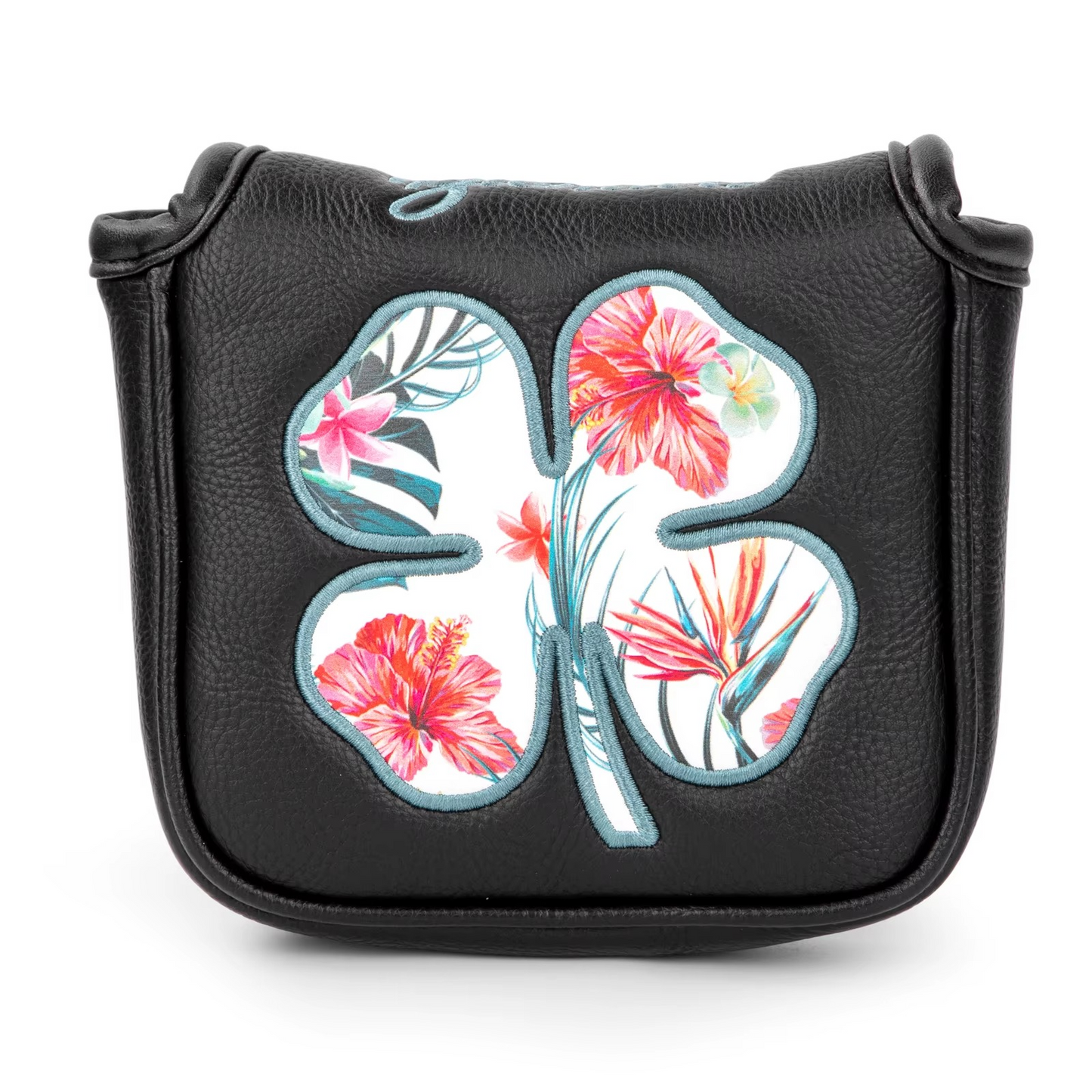 Lucky Lei (Black) - Mallet Putter Cover