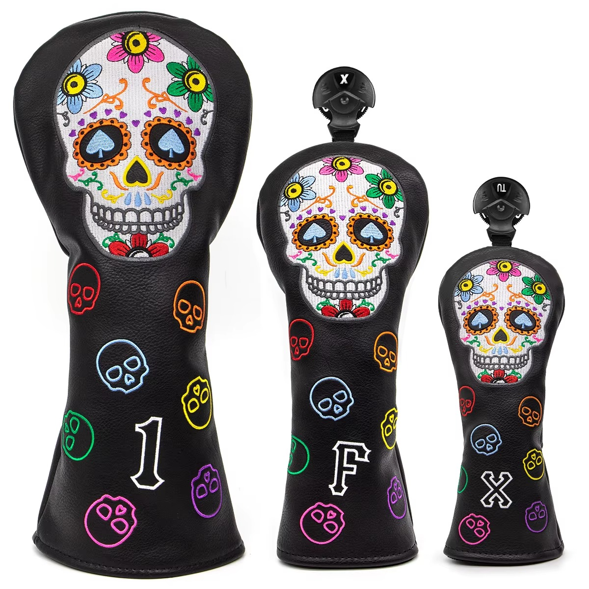 Sugar Skull Swagger Wood Cover Set
