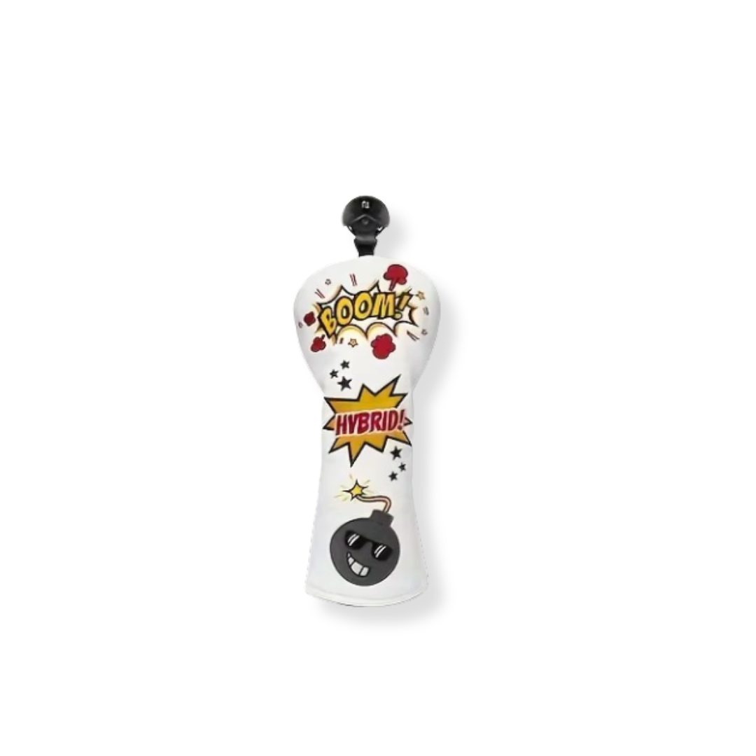 Boom Stick (White) Headcover
