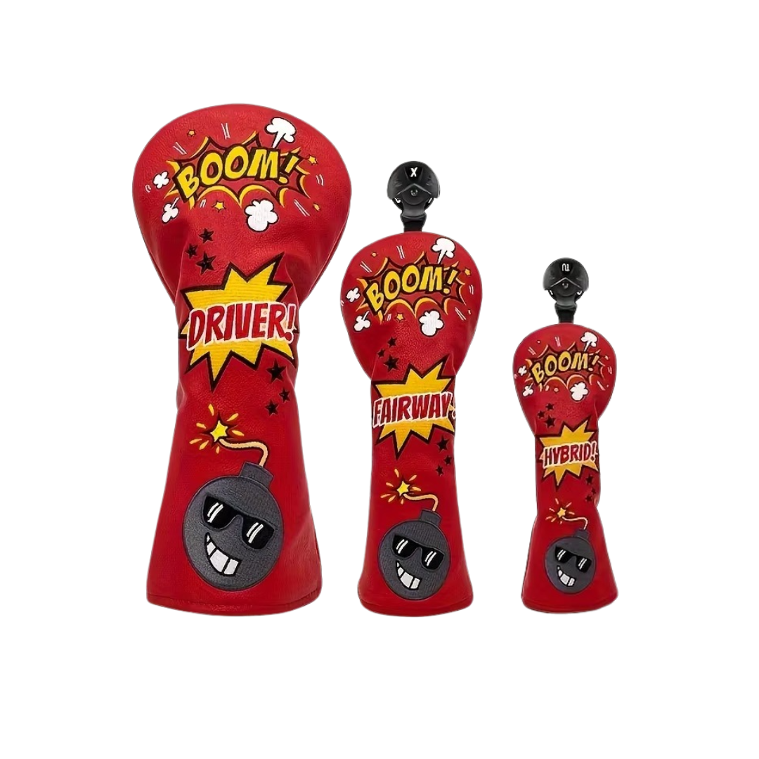 Boom Stick (Red) Headcover