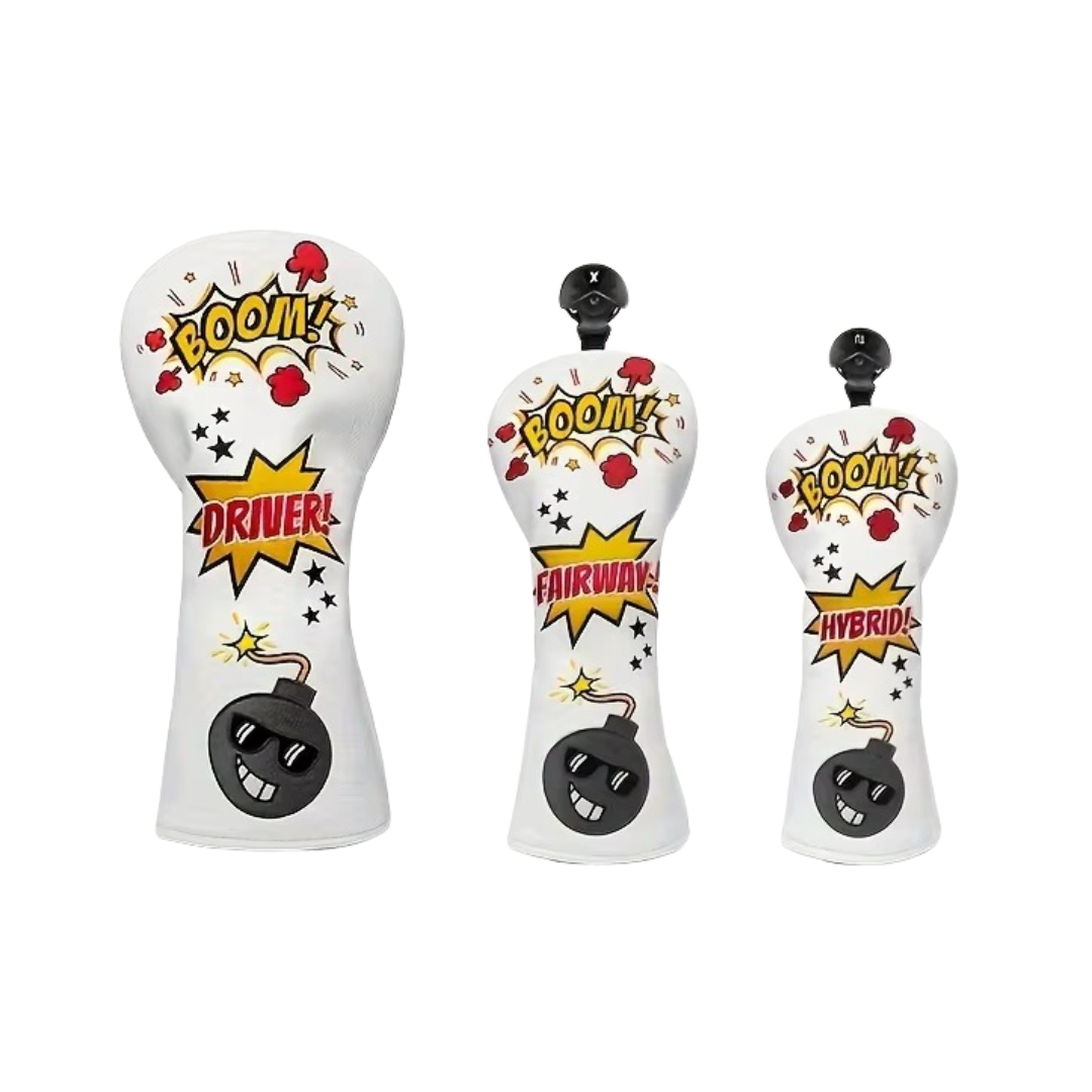Boom Stick (White) Headcover