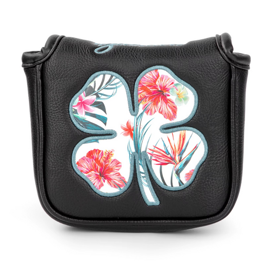 Lucky Lei (Black) - Mallet Putter Cover