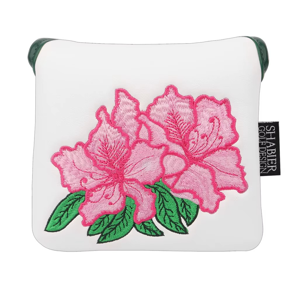 Azalea Bloom (White) - Mallet Putter Cover