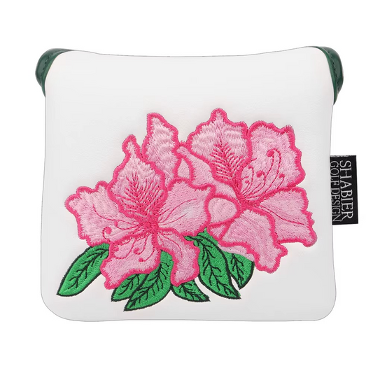 Azalea Bloom (White) - Mallet Putter Cover
